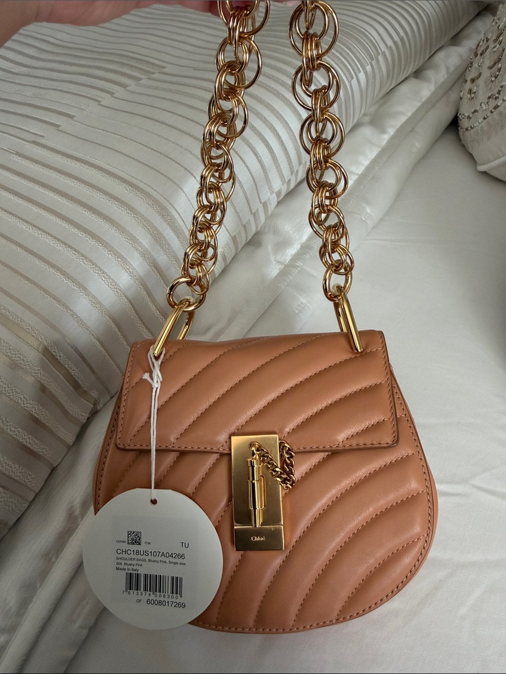 Chloe quilted Drew bag